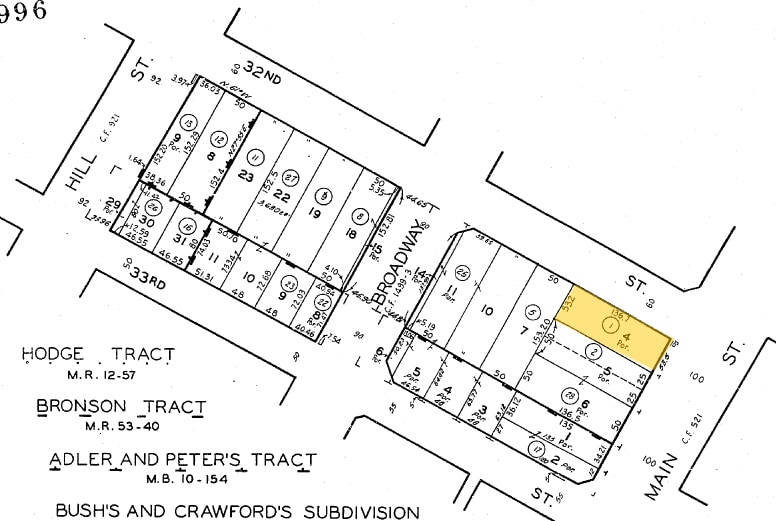 3201 S Main St, Los Angeles, CA à louer - Plan cadastral - Image 3 de 12