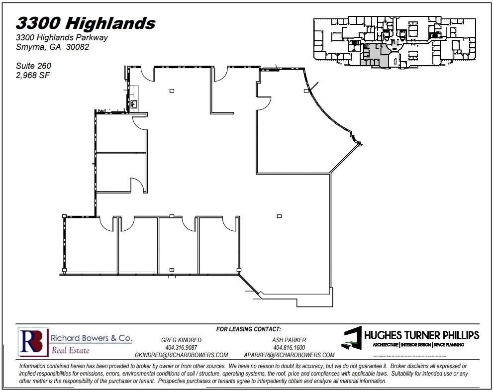 3300 Highlands Pky, Smyrna, GA à louer Plan d  tage- Image 1 de 1