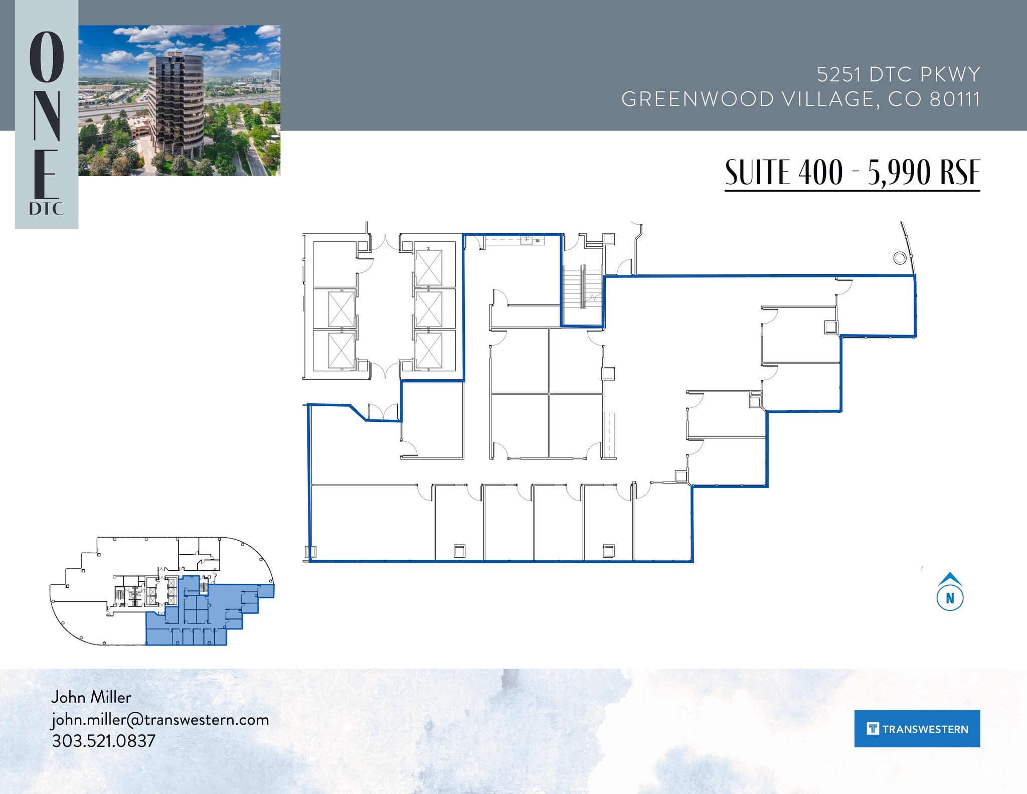 5251 Dtc Pky, Greenwood Village, CO for lease Site Plan- Image 1 of 2