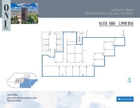 5251 Dtc Pky, Greenwood Village, CO for lease Site Plan- Image 1 of 2