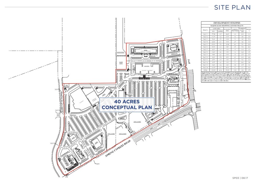 NWC I-45 & Spring Cypress Rd, Spring, TX à louer - Plan de site - Image 3 de 3