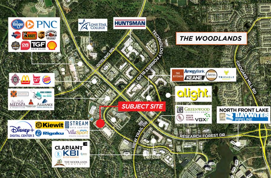 4055 Technology Forest Blvd, The Woodlands, TX à louer - Aérien - Image 3 de 4