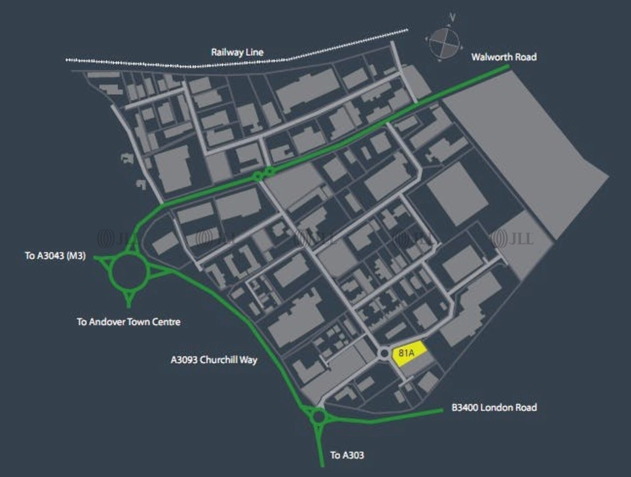 Plot 81A, Walworth Business Park, Andover à vendre Plan de site- Image 1 de 2
