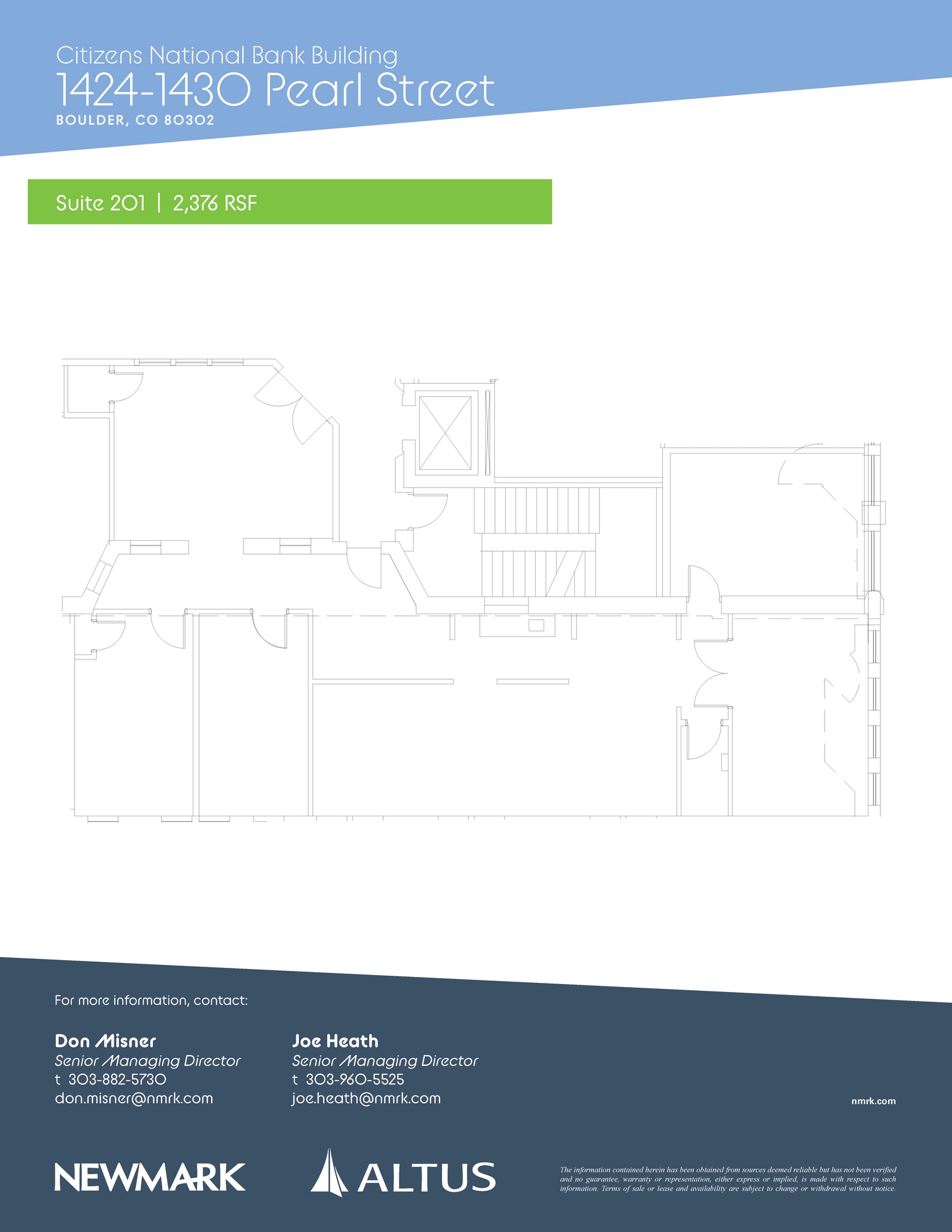 2010 14th St, Boulder, CO for lease Floor Plan- Image 1 of 1