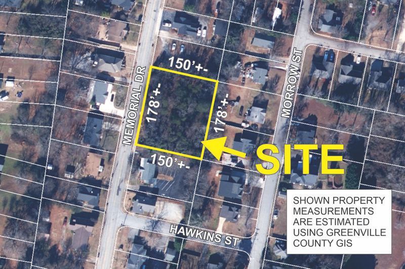 0 Memorial Dr, Greer, SC à vendre - Aérien - Image 2 de 4