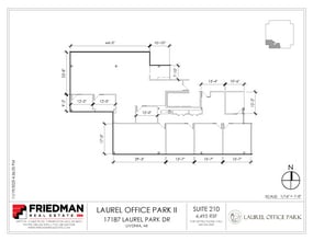 17187 N Laurel Park Dr, Livonia, MI for lease Floor Plan- Image 1 of 2