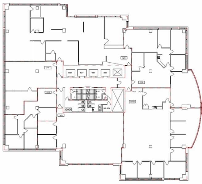 10909 Jasper Ave NW, Edmonton, AB for lease Floor Plan- Image 1 of 1
