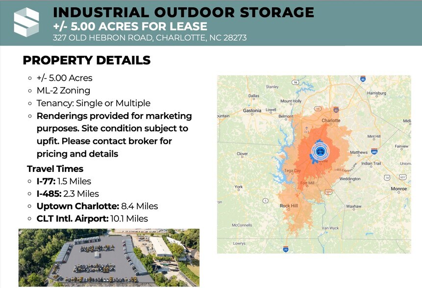 327 Old Hebron Rd Rd, Charlotte, NC à louer - Photo du bâtiment - Image 2 de 4