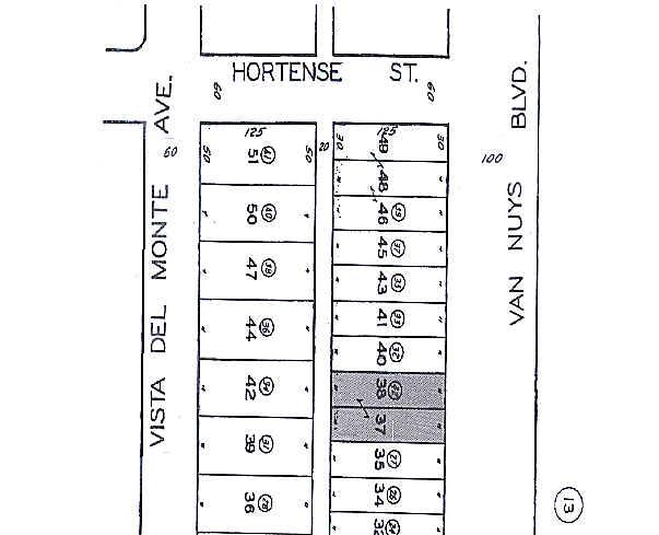 4533 Van Nuys Blvd, Sherman Oaks, CA à louer - Plan cadastral - Image 2 de 2