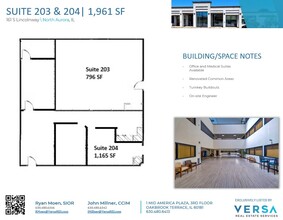 161 S Lincolnway, North Aurora, IL à louer Plan d  tage- Image 2 de 2