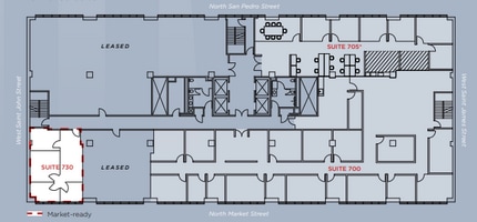111 W Saint John St, San Jose, CA for lease Floor Plan- Image 1 of 1