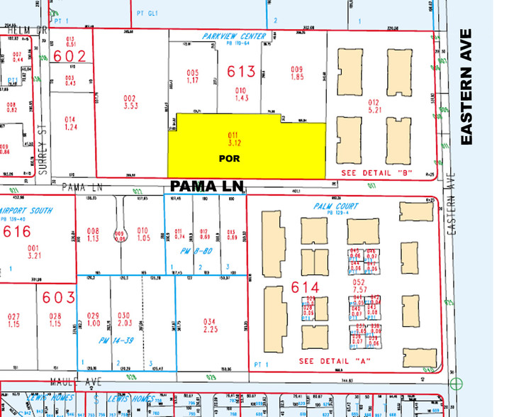 2306 Pama Ln, Las Vegas, NV à louer - Plan cadastral - Image 2 de 20