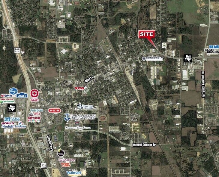 817 E Main St, Tomball, TX à vendre - Aérien - Image 3 de 34