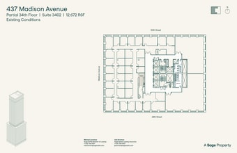 437 Madison Ave, New York, NY for lease Floor Plan- Image 1 of 2