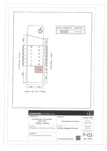 Land in El Ejido, Almería for sale - Site Plan - Image 3 of 3