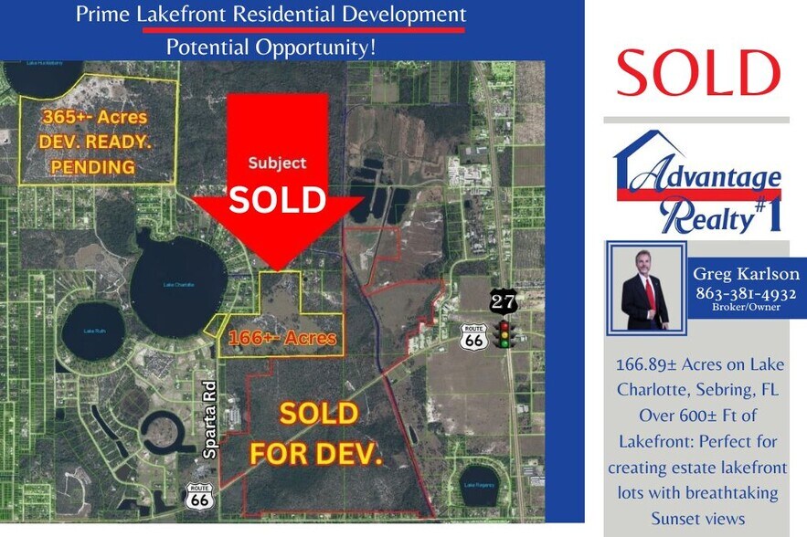 7500 Sparta rd, Sebring, FL à vendre - Photo du bâtiment - Image 1 de 6