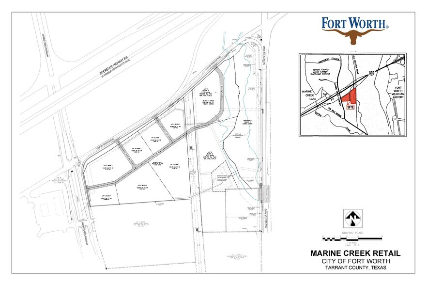 SEC I-820 & Marine Creek Pkwy, Fort Worth, TX à vendre - Plan cadastral - Image 2 de 4