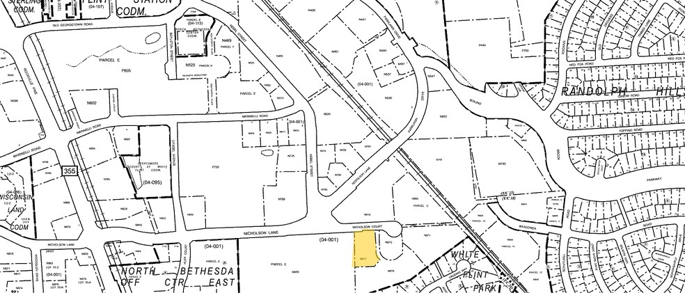 5020 Nicholson Ct, Rockville, MD à louer - Plan cadastral - Image 2 de 7