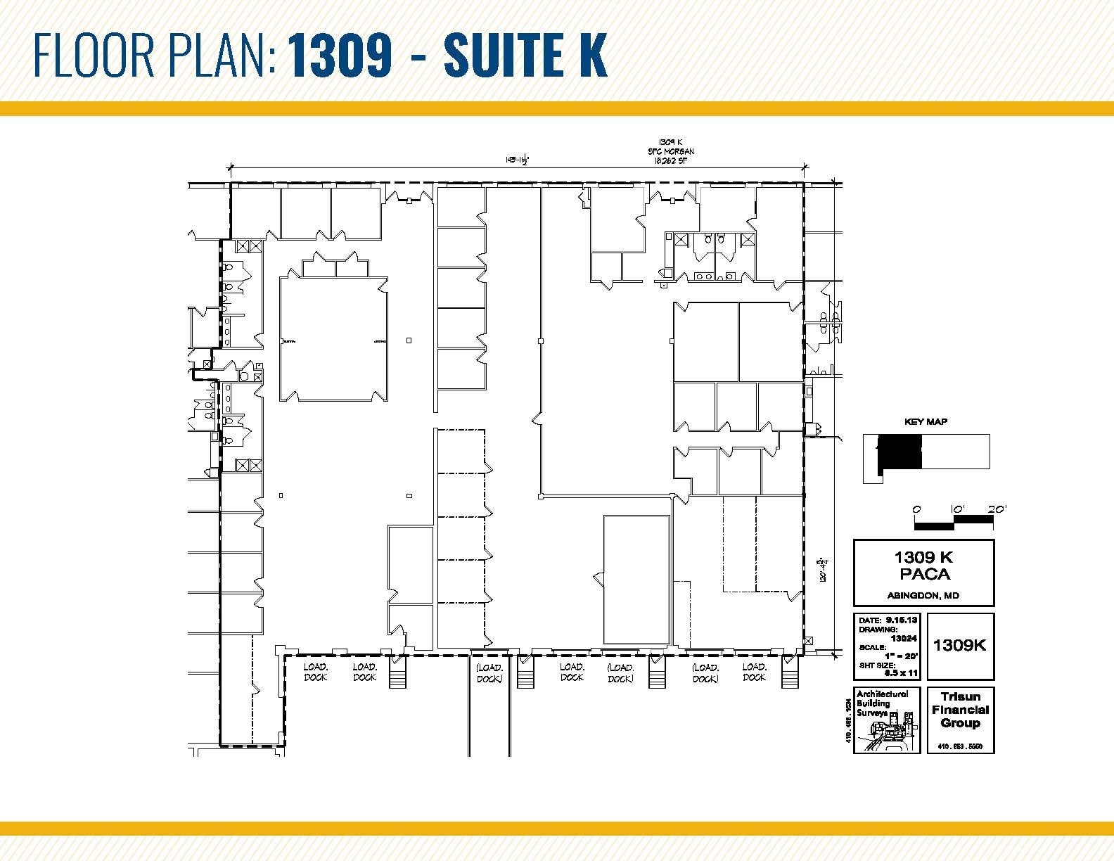 1301 Continental Dr, Abingdon, MD à louer Plan d’étage- Image 1 de 1