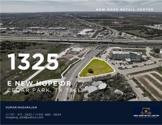 Plus de détails pour 1325 E New Hope Dr, Cedar Park, TX - Commerce de détail à louer