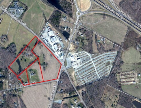 5107-5205 Myers Rd, Monroe, NC à vendre Aérien- Image 1 de 2