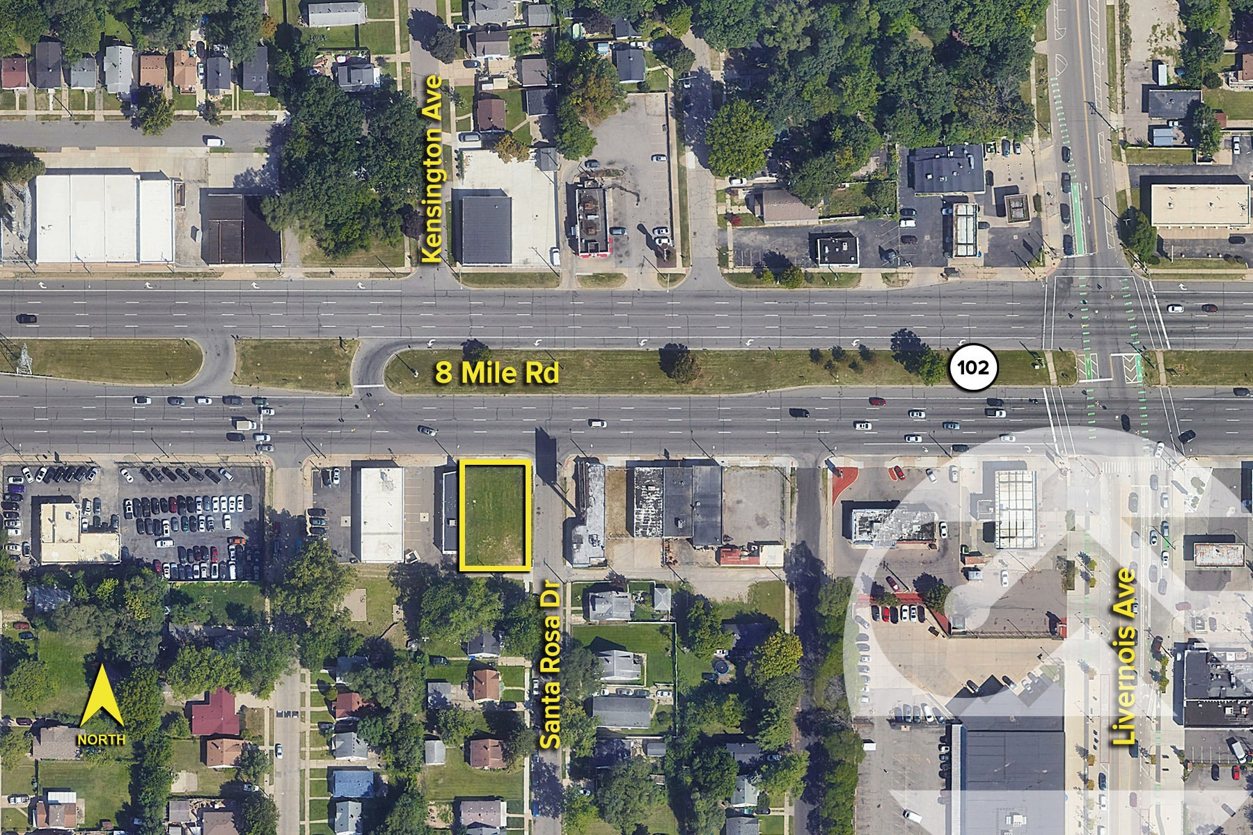 7101-7109 W 8 Mile Rd, Detroit, MI for sale Primary Photo- Image 1 of 2