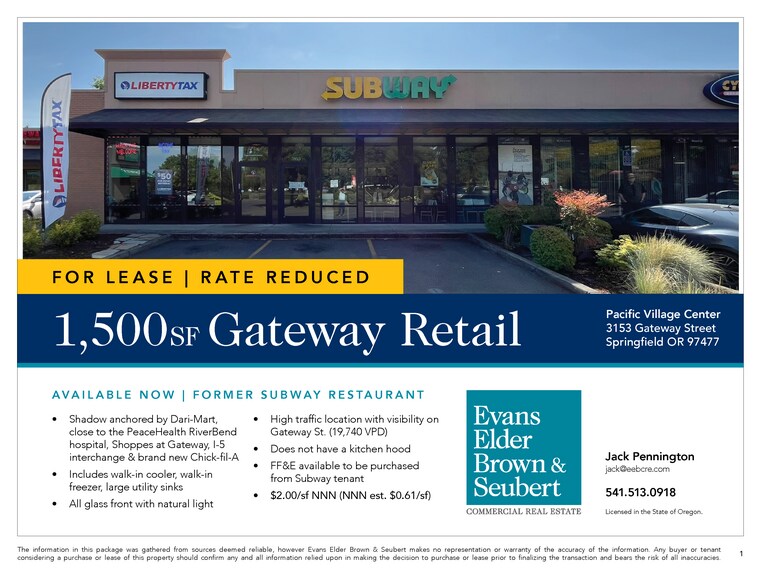 3125-3177 Gateway St, Springfield, OR à louer - Photo du bâtiment - Image 2 de 5