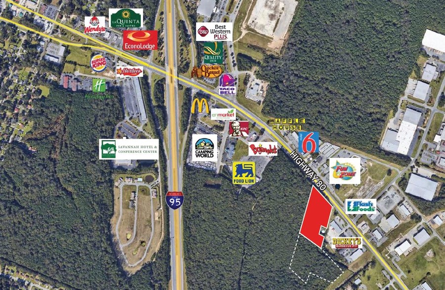 Highway 80, Pooler, GA for sale - Building Photo - Image 1 of 1