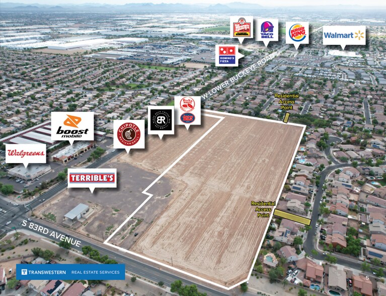 8239 W Lower Buckeye Rd, Phoenix, AZ for sale - Aerial - Image 2 of 2