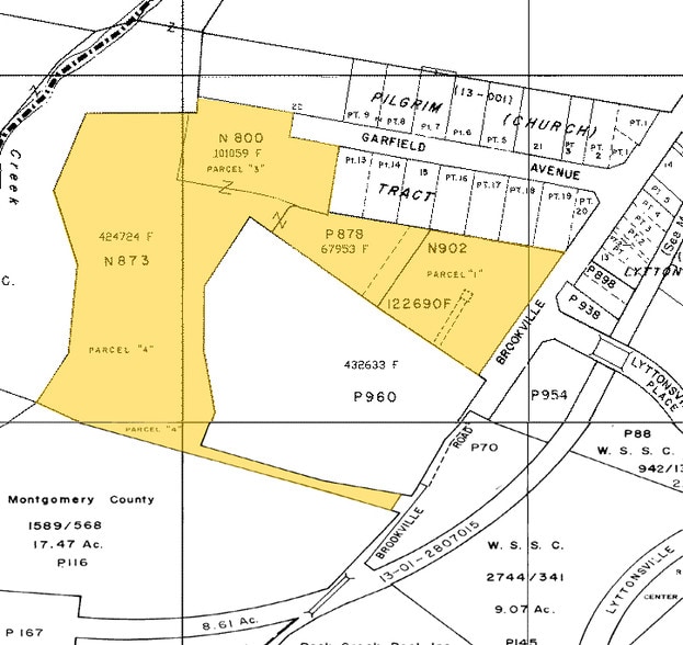8817-8831 Monard Dr, Silver Spring, MD for lease - Plat Map - Image 3 of 4