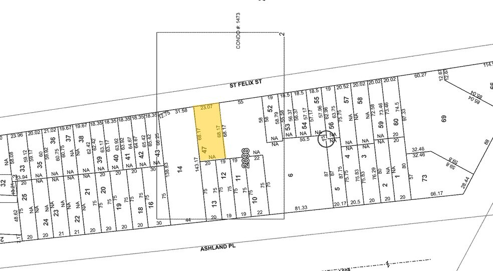 36-38 Saint Felix St, Brooklyn, NY for lease - Plat Map - Image 2 of 2