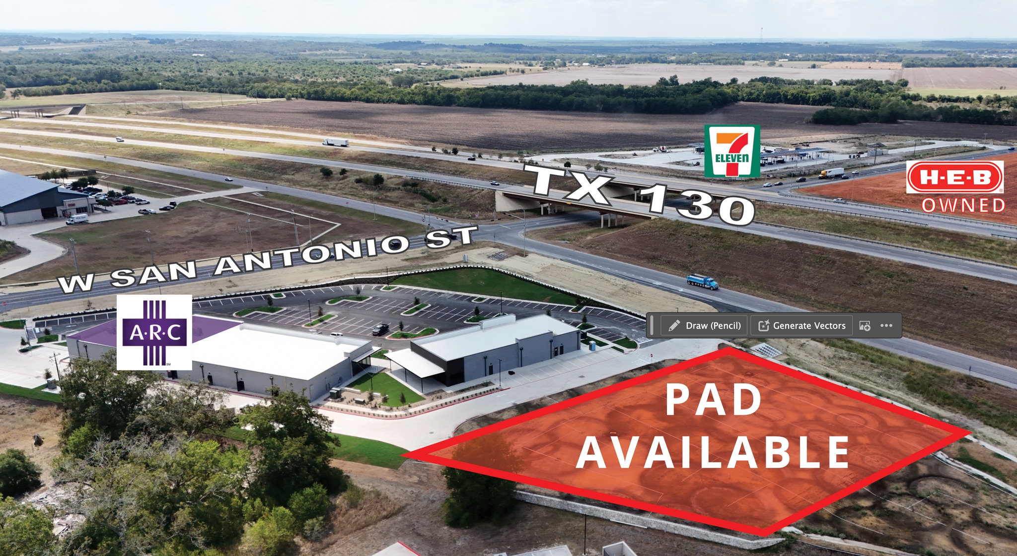 Lockhart Pad Site, Lockhart, TX for sale Building Photo- Image 1 of 4