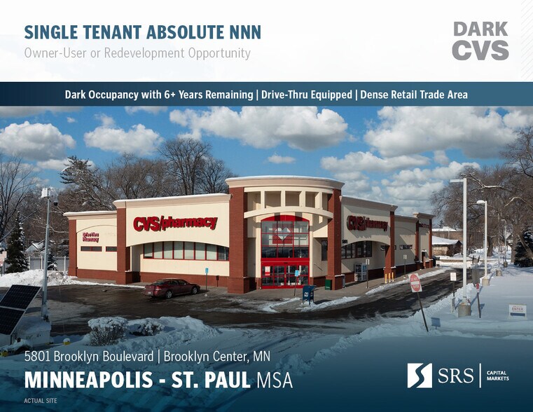 5801 Brooklyn Blvd, Brooklyn Center, MN à vendre - Photo du bâtiment - Image 1 de 8