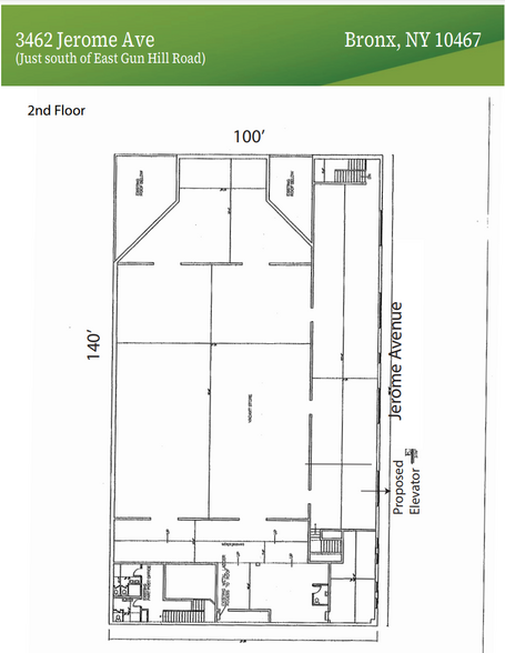 3448-3464 Jerome Ave, Bronx, NY for lease - Floor Plan - Image 2 of 2