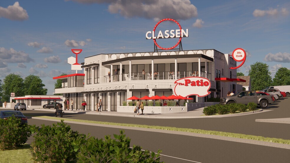 5100-5114 N Classen Cir, Oklahoma City, OK à louer - Photo du bâtiment - Image 1 de 4