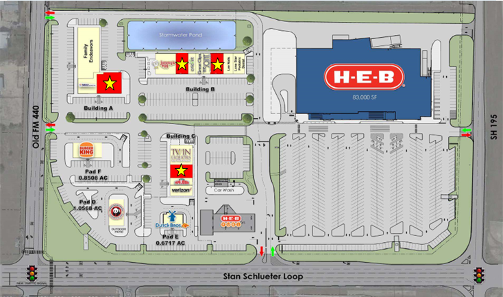 1103 W Stan Schlueter Loop, Killeen, TX à louer - Plan de site - Image 1 de 4