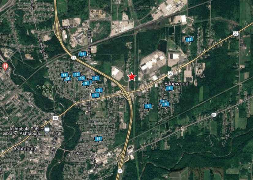 3038 Eureka Rd, Ashtabula, OH for sale - Site Plan - Image 2 of 3