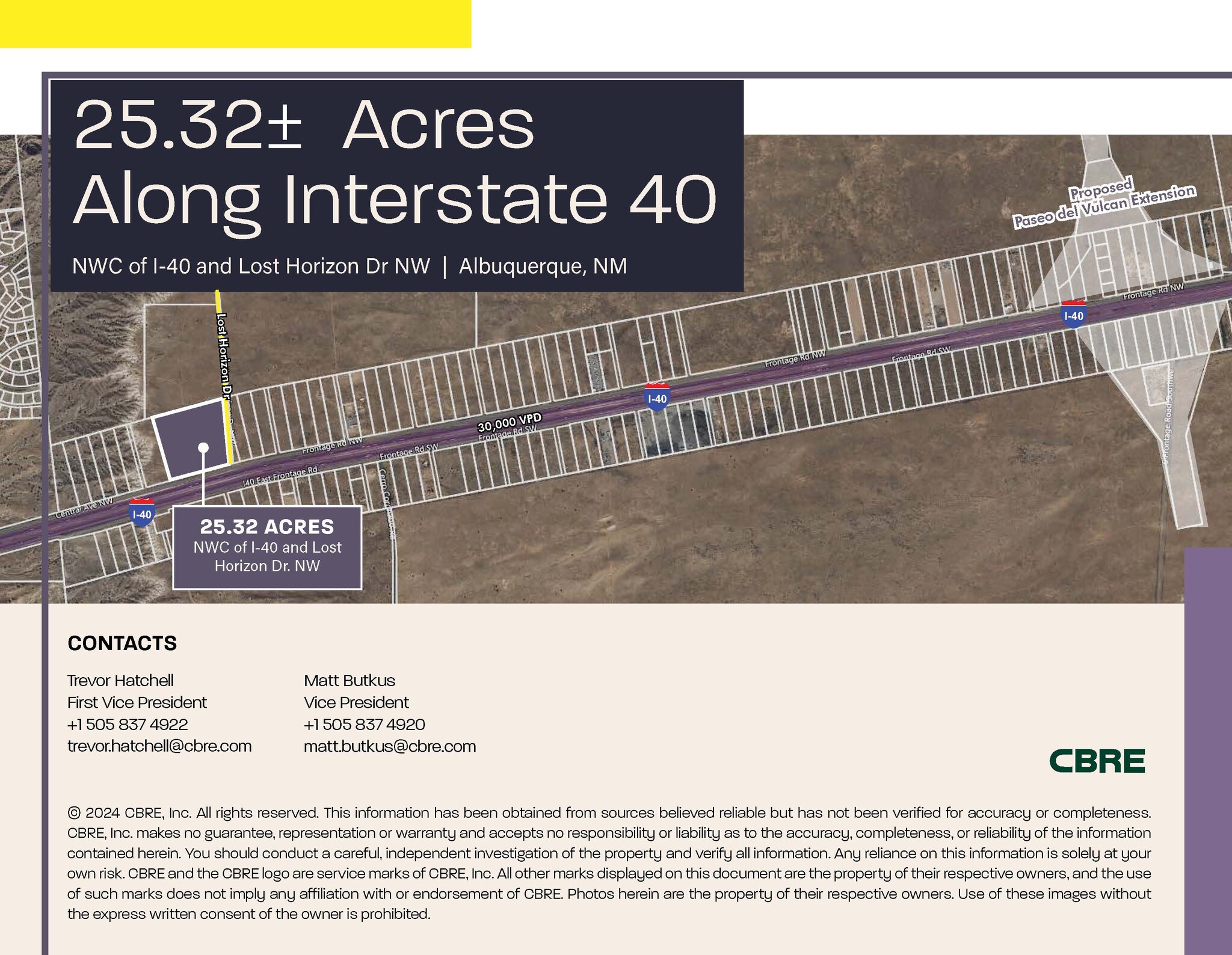 I-40, Albuquerque, NM for sale Primary Photo- Image 1 of 5