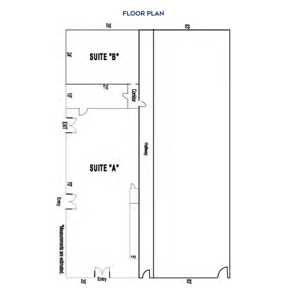 881 Lee Rd, Macon-Bibb, GA à louer - Plan d’étage - Image 2 de 2