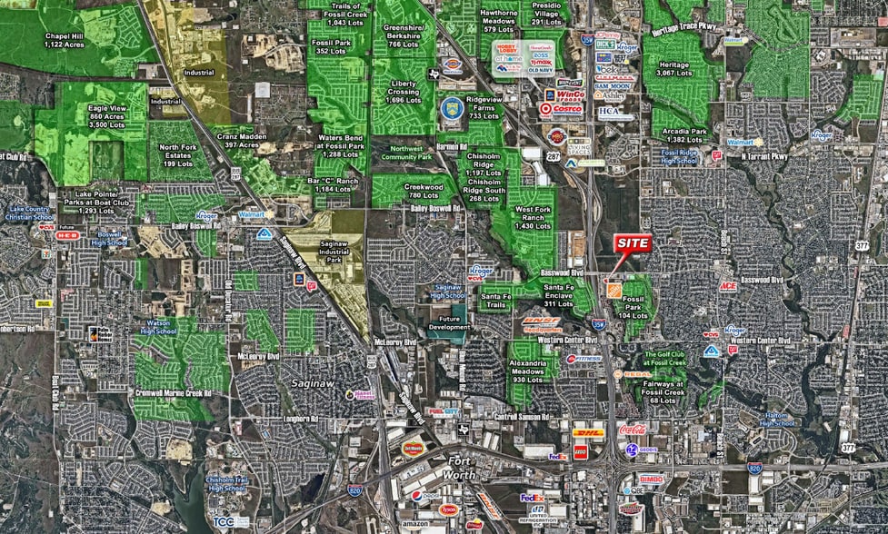 3041 Clay Mountain Trl, Fort Worth, TX à vendre - Aérien - Image 2 de 6