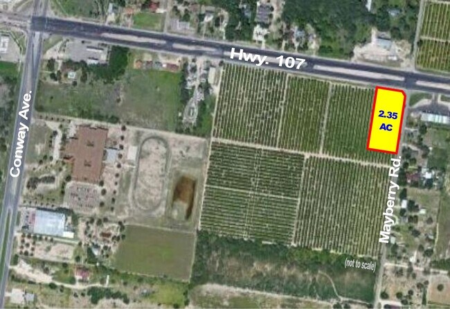 Plus de détails pour Highway 107 & Mayberry Rd, Mission, TX - Terrain à vendre