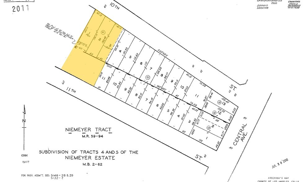 1010 E 10th St, Los Angeles, CA à vendre - Plan cadastral - Image 3 de 3