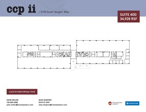 3131 S Vaughn Way, Aurora, CO for lease Typical Floor Plan- Image 1 of 2