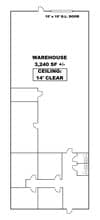 2601-2621 Aero Dr, Grand Prairie, TX à louer Plan d’étage- Image 1 de 1