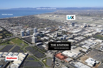 2201 E El Segundo Blvd, El Segundo, CA - AÉRIEN  Vue de la carte