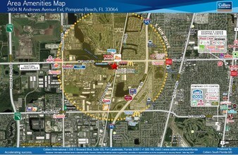 3400 N Andrews Avenue Ext, Pompano Beach, FL - Aérien  Vue de la carte