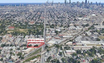 3260 W Grand Ave, Chicago, IL - AERIAL map view