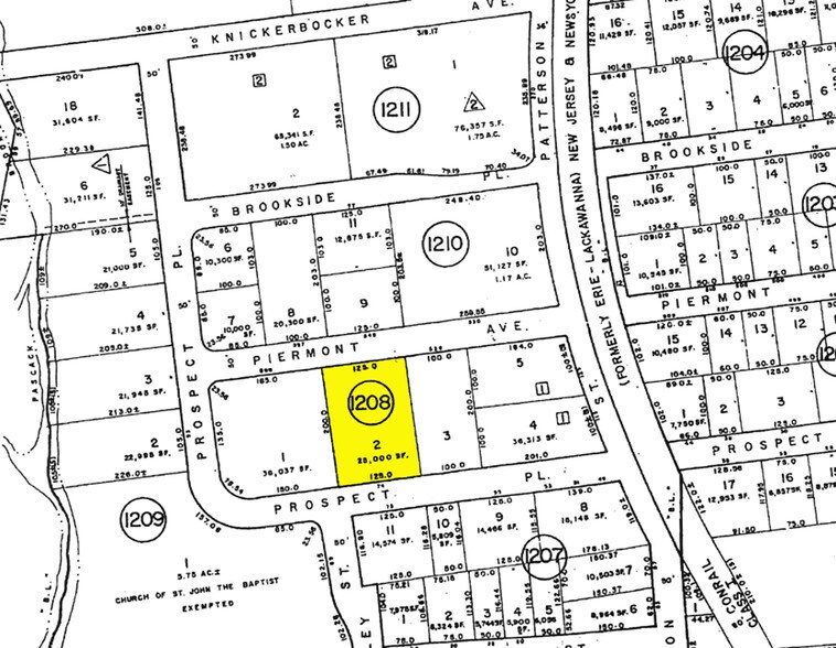 74 Prospect Pl, Hillsdale, NJ à louer - Plan cadastral - Image 3 de 3