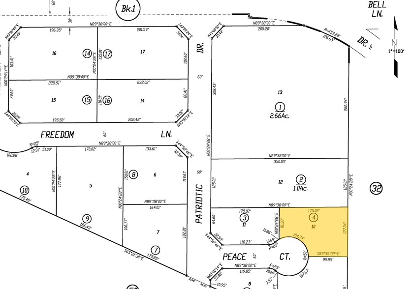 3037 Bell Dr, Atwater, CA à vendre - Plan cadastral - Image 2 de 2