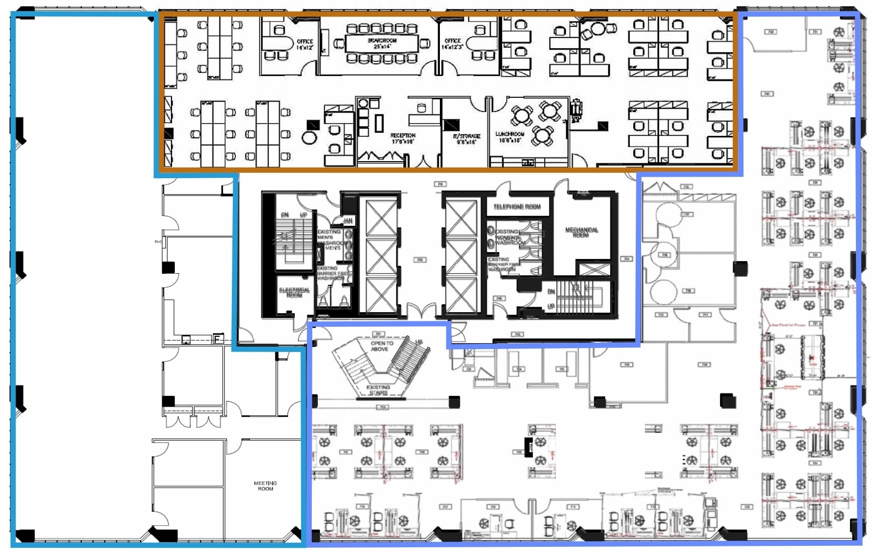 70 University Ave, Toronto, ON à louer Plan d’étage- Image 1 de 2
